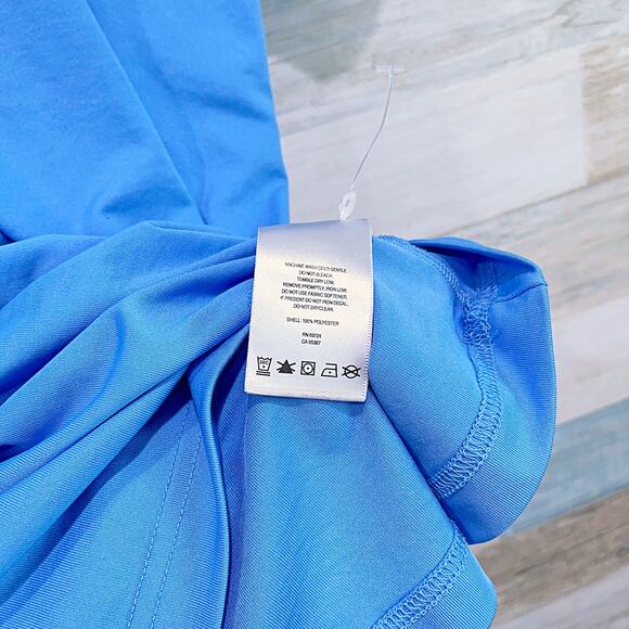 Columbia PFG Golf Tech Polo Shirt Blue Short Sleeve Casual Fishing Mens XL - Picture 7 of 7